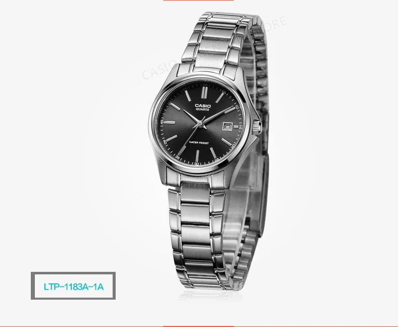 CASIO Watch Новое Прибытие LTP-1183Q-7A любителей Кварцевые Часы Женщины Часы Кожа Платье Наручные Часы Мода& Casual Часы Золотые