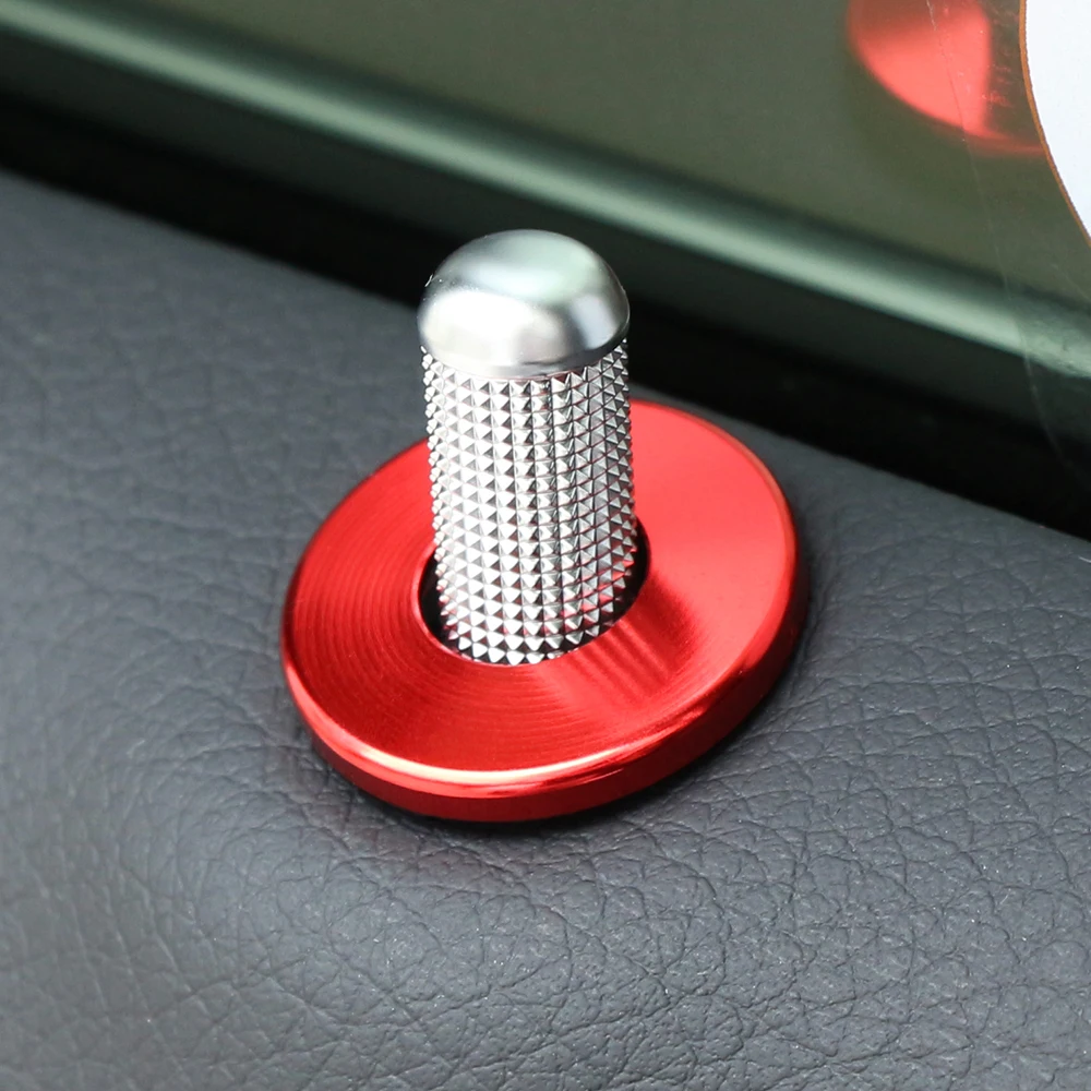 4 pcs Chrome Accessories Door Lock Ring Trim For Mercedes Benz AMG C Class W205/ E class W213/GLC Car Styling | Автомобили и