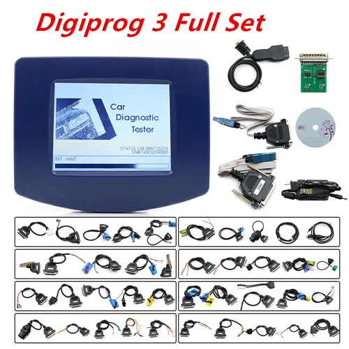 Full Set Digiprog 3 digiprog iii одометр правильный инструмент Digiprog3 v4.94 Регулировка пробега - Цвет: Full Set