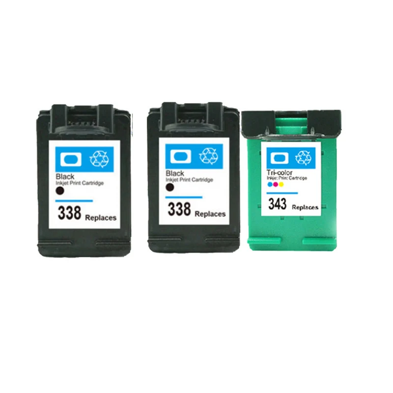 3 шт. чернильный картридж для HP 338 Deskjet 6540 5740 5745 6520 460c 6620 6840 PSC 1500 1510 1600 1610 | Компьютеры