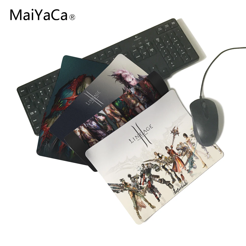 MaiYaCa lineage 2 orcs, люди, темные эльфы и эльфы кремния анти-Противоскользящий мышь коврики компьютер ноутбук Notbook игровой коврик для мыши