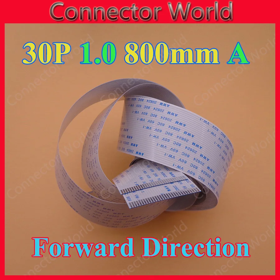 1 шт./лот Новый FFC FPC плоский гибкий кабель 0 мм шаг 30 контактов вперед длина 800 лента