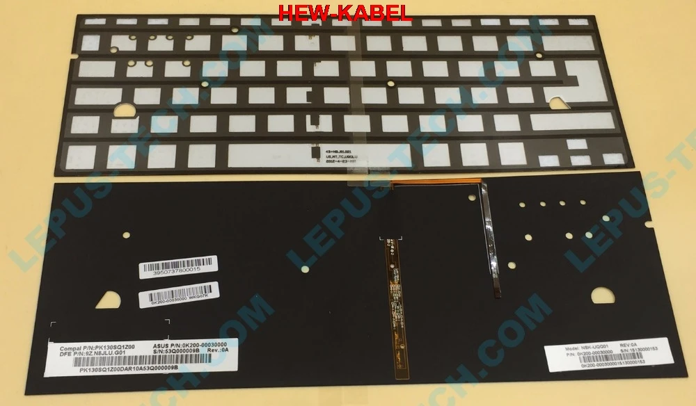 Оригинальная клавиатура США для ASUS UX31 UX31A UX31E клавиатура коричневого цвета с бумага для фоновой подсветки клавиатура с подсветкой