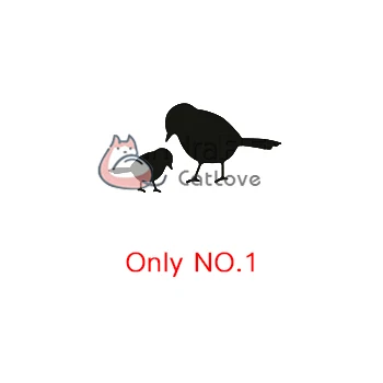 Only Bird-1 Птицы серии животных металлические режущие штампы трафареты для DIY бумажные карточки для скрапбукинга декоративные штампы для рукоделия тиснения штампы новые - Цвет: Only Bird-1