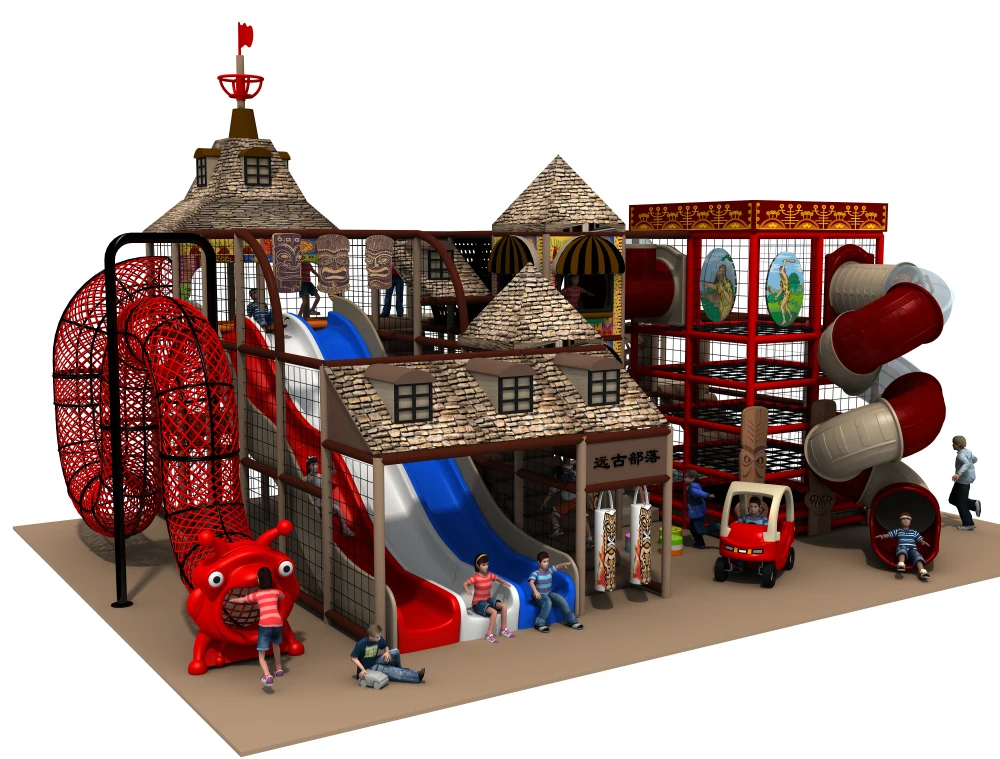 CE TUV сертифицированный аттракцион для помещений мягкая игровая площадка