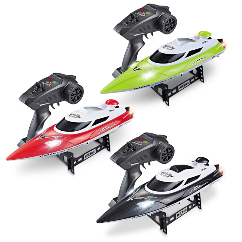 

35km/h 2.4G 200m RC Distance RC Boat Fast Ship With Cooling Water System Boat Night Light Double Layer Waterproof Boat Speedboat