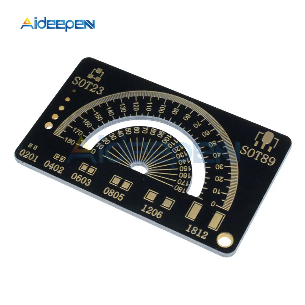 4 шт./компл. 4 каблуке 15 см, 20 см, 25 см Многофункциональный PCB линейка, измерительный инструмент резистор микросхема конденсатора IC диод поверхностного монтажа транзистор посылка