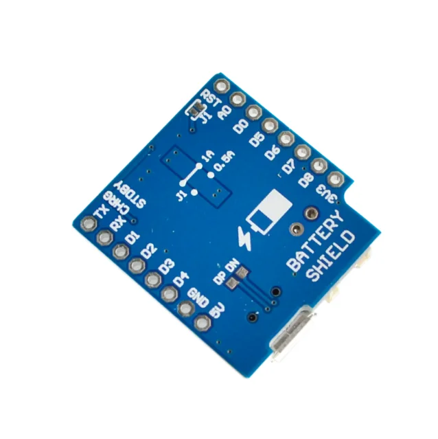 Защита аккумулятора для WEMOS D1 mini с одной литиевой батареей|d1 mini|lithium battery chargingboost led