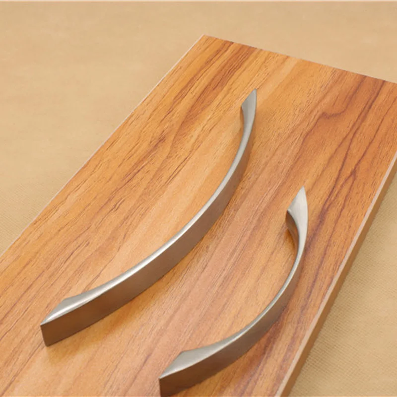 Megairon Щепка Кухня Шкаф ящика Ручка Тянет шкафы Мебель Дверные ручки с Шурупы|drawer