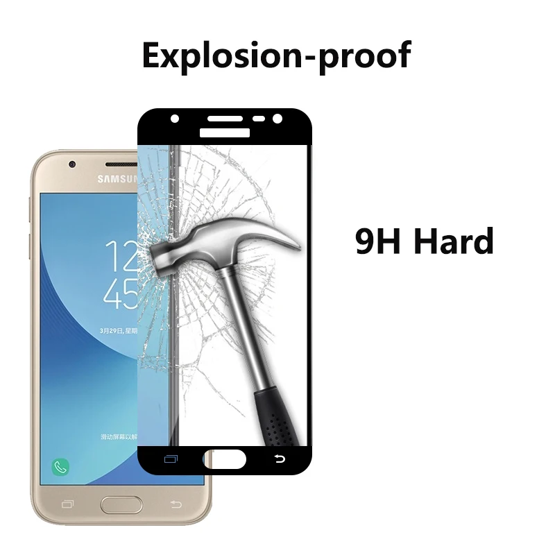 NFH для samsung Galaxy J3 J330F Защитное стекло для экрана Temepred полное Защитное стекло для экрана J330W