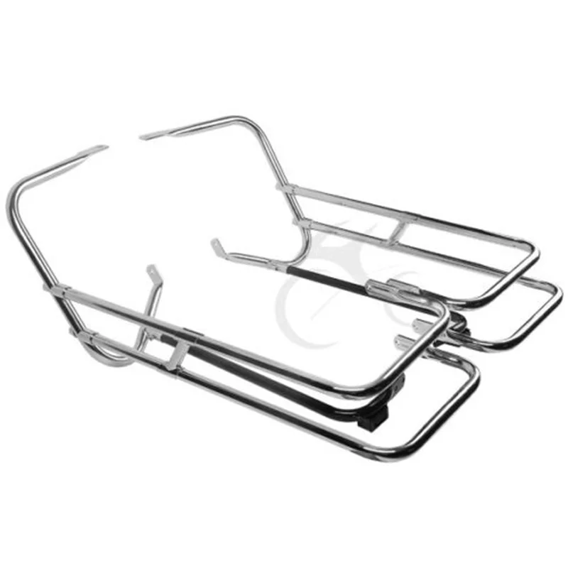 Хромированная/Черная задняя защитная направляющая для Harley Touring Electra Glide Ultra Classic FLHT