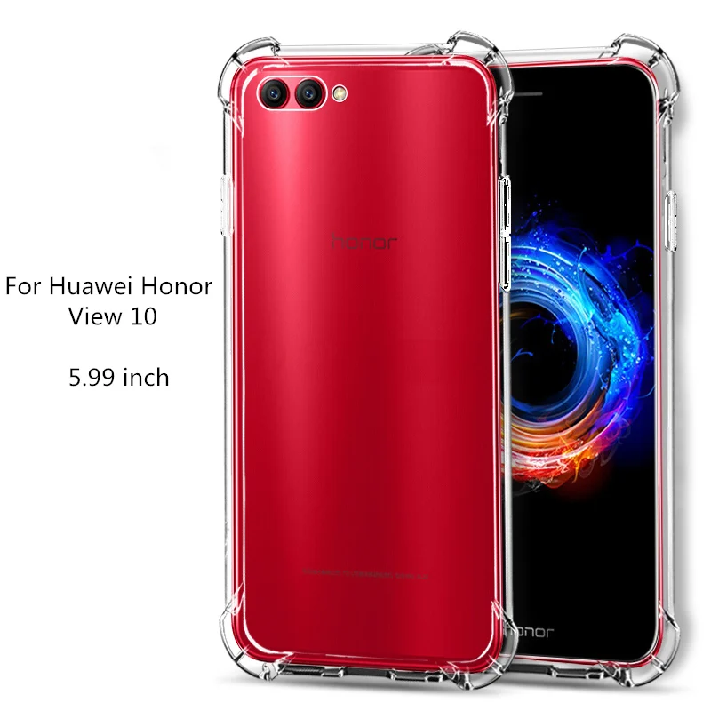Чехол для Huawei Honor V View 10 мягкий силиконовый чехол glory V10 простой мобильного