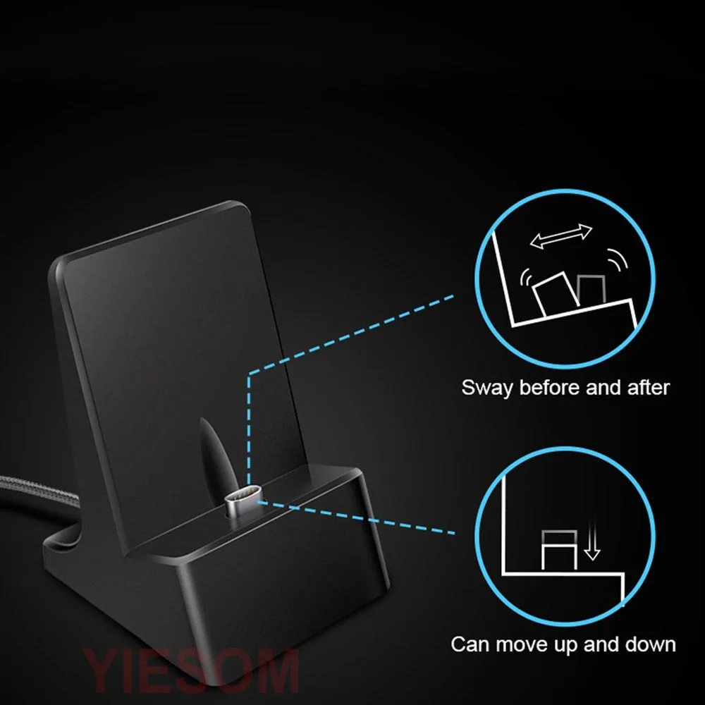 3 в 1 Type C Android ISO Магнитная зарядная док станция Micro USB кабель подставка для