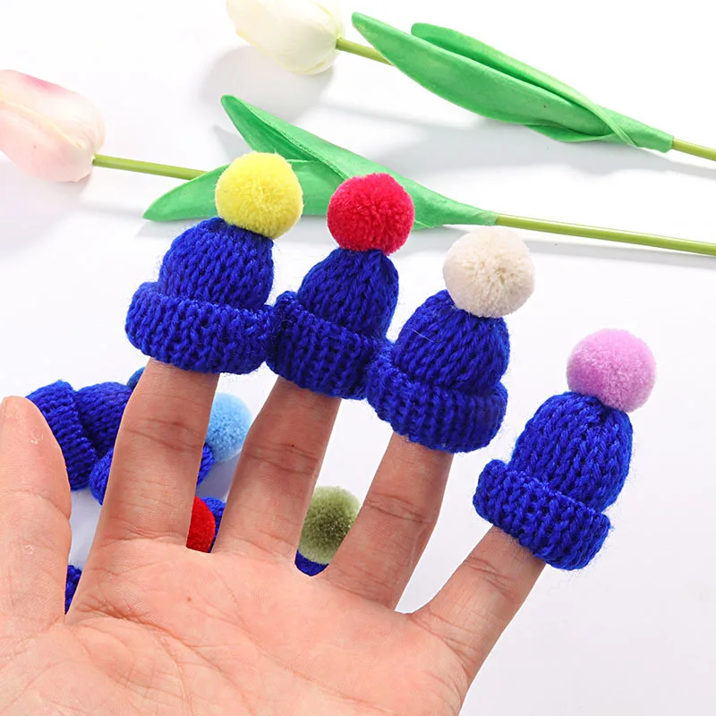 10 шт. модная мини-шерсть шарик для волос маленькая шляпа сумка Висячие аксессуары