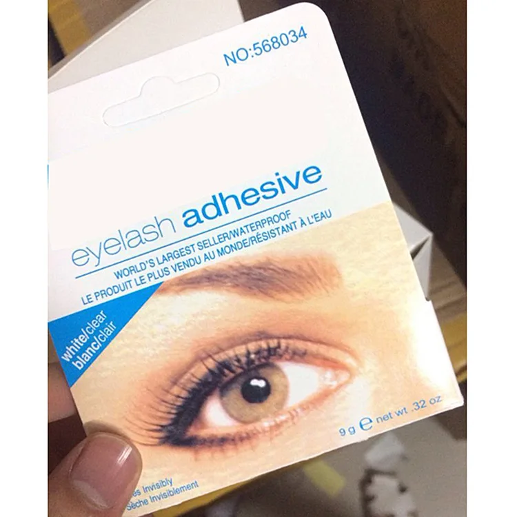 Клей для накладных ресниц 9 г прозрачный черный липкий прочный клей век без вкуса