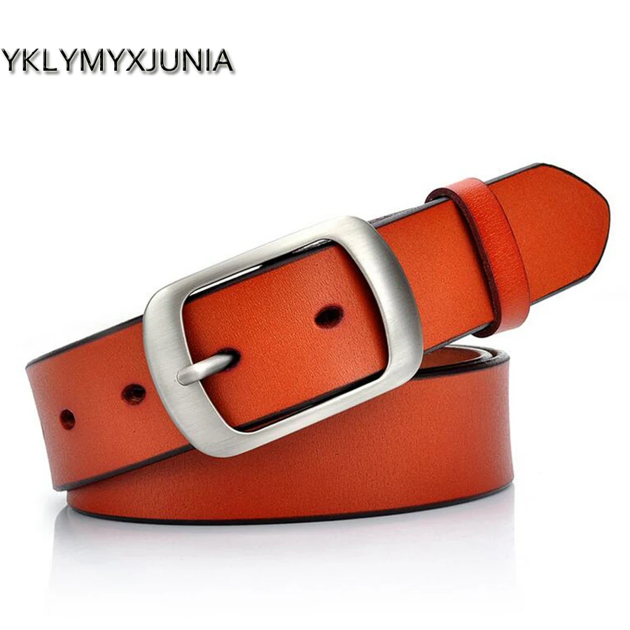 Ремень женский кожаный красный/черный/кофейный | Аксессуары для одежды