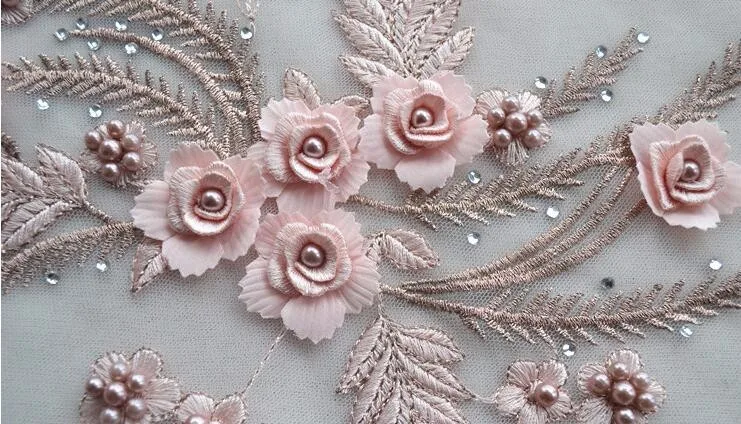 

13 цветов, приблизительная 3D аппликация для свадебного платья, сделай сам, свадебный головной убор, синий, красный, черный, розовый, белый кру...