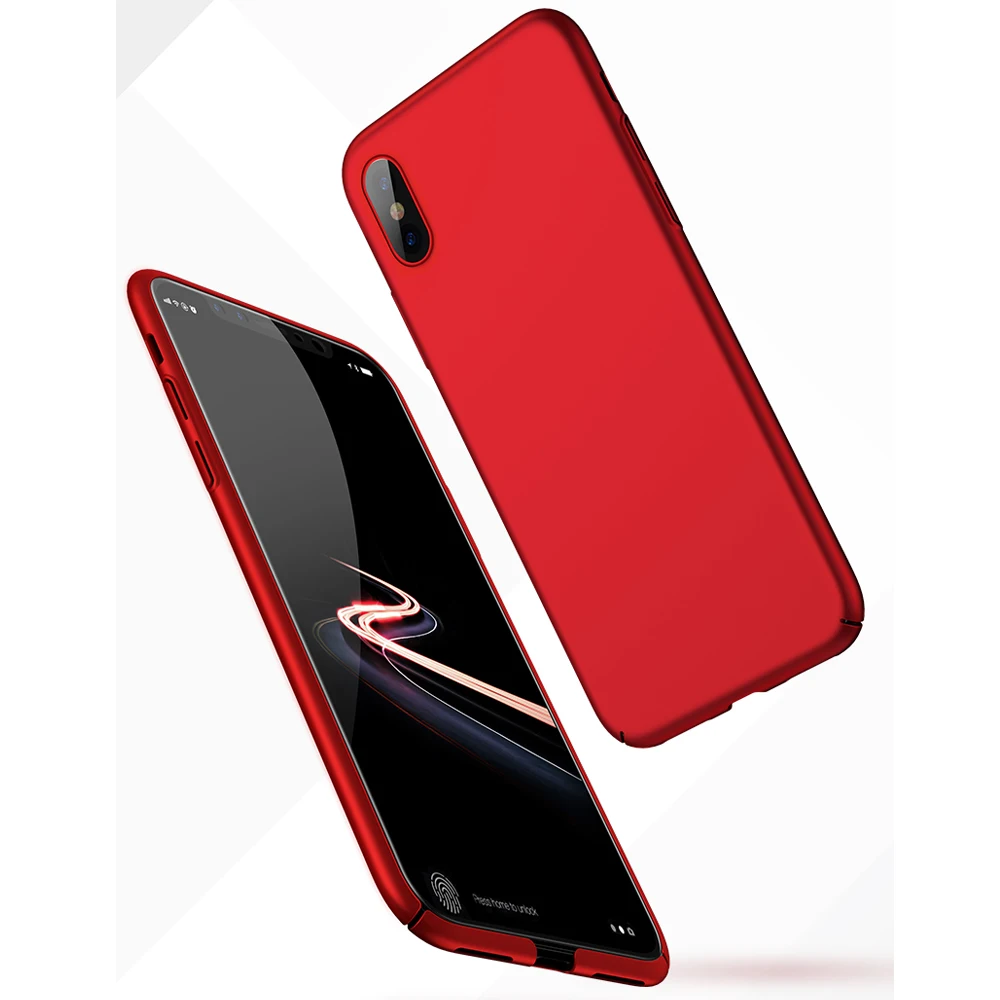 Роскошный простой чехол для телефона iPhone XS XR гладкий матовый Xs max ультрабук 7 8 Plus |