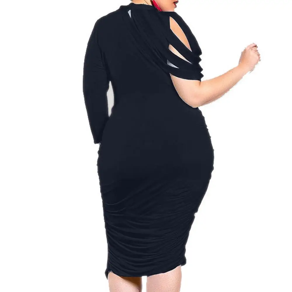 Женское плиссированное платье с открытыми плечами Boho Повседневное миди большого