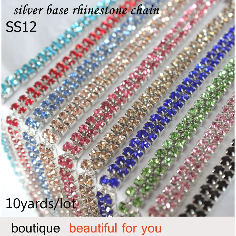 Большая скидка 10 ярдов/партия бутик ss12 (3 мм) Модные Разноцветные ожерелья медная