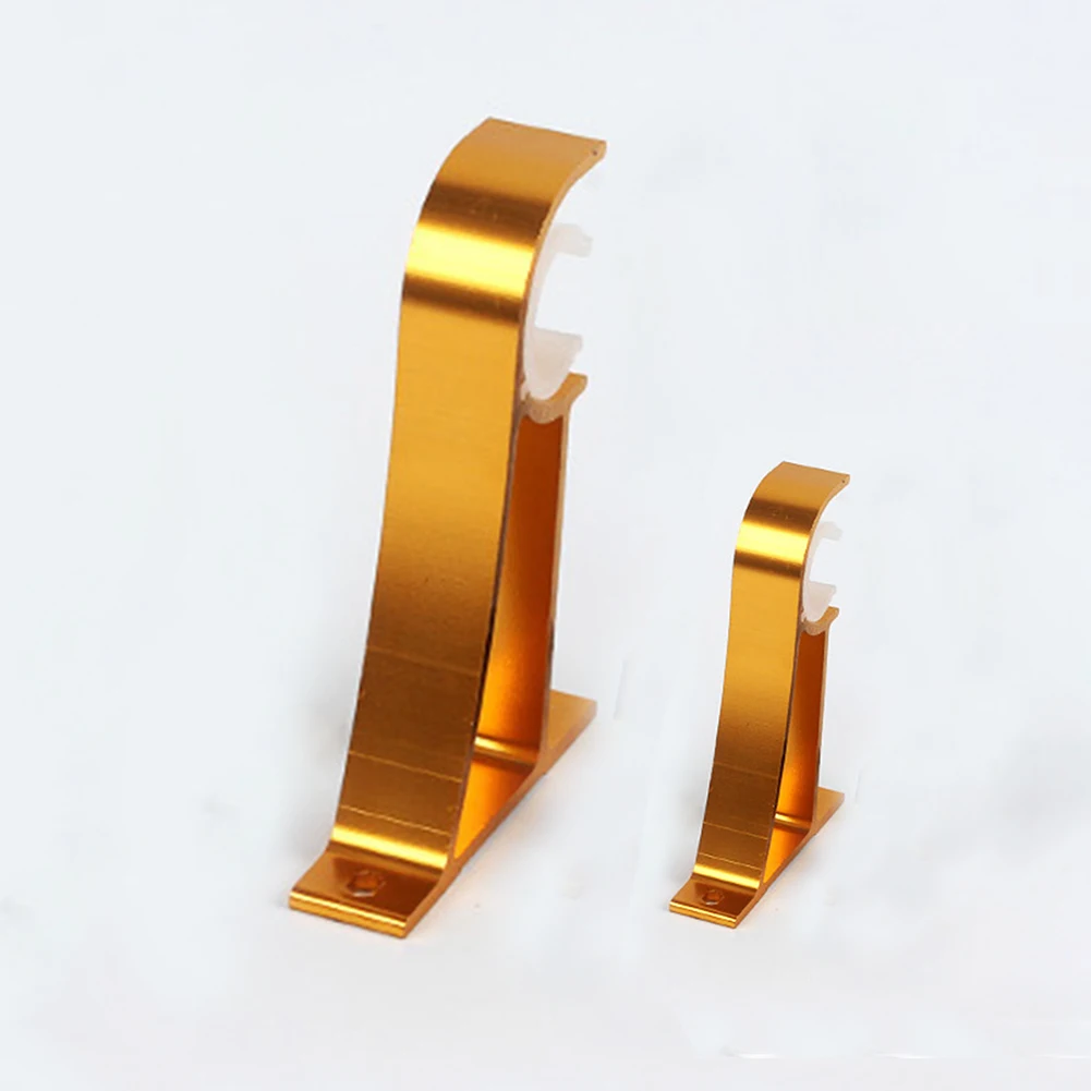 2 шт. алюминиевый сплав стержневые палки держатель драпировки fit драпировка стержни шторы фиксированный держатель современный окно домашний декор