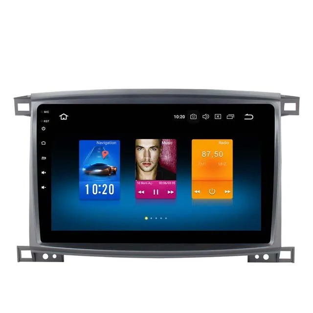 Стерео головное устройство Android 8,0 gps для Toyota Land cruiser LC100 2003-2008 ips Экран Авто-радио навигации 4 ГБ ОЗУ PX5 8-ядерный