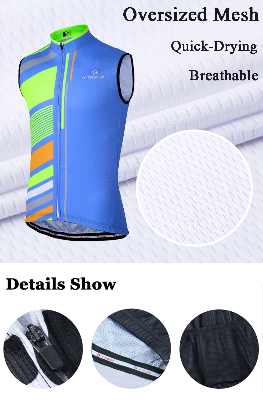 X-Tiger Pro Велоспорт жилет Лето MTB Одежда велосипедная одежда Ropa Maillot Ciclismo без рукавов велосипед Велоспорт Джерси Sportsear