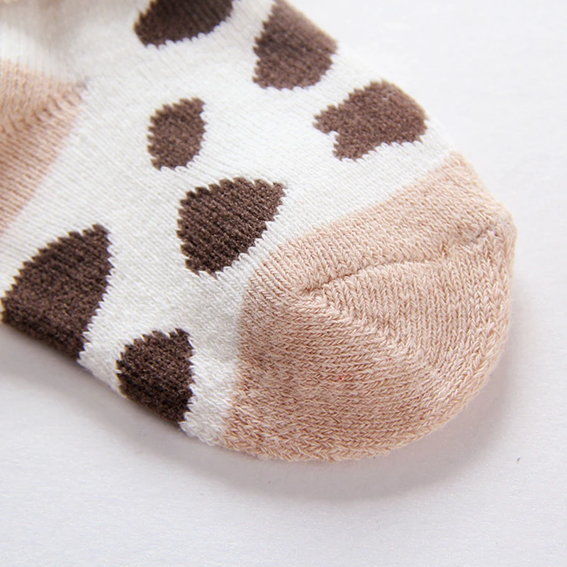 Теплые носки для маленьких мальчиков и девочек толстые из 100% хлопка