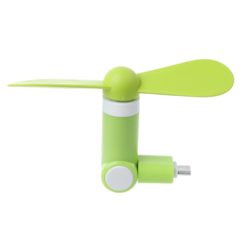 Вращающийся на 180 градусов вентилятор с Micro USB для телефонов Samsung Xiaomi Huawei Android