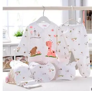 Новые 5 шт/упаковка шт./компл. новорожденных Одежда для малышей Комплект девочек