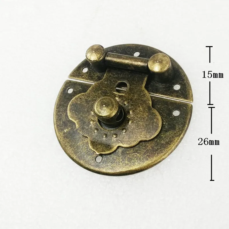 Круглые защелки для ящика чемодана металлический замок деревянной коробки