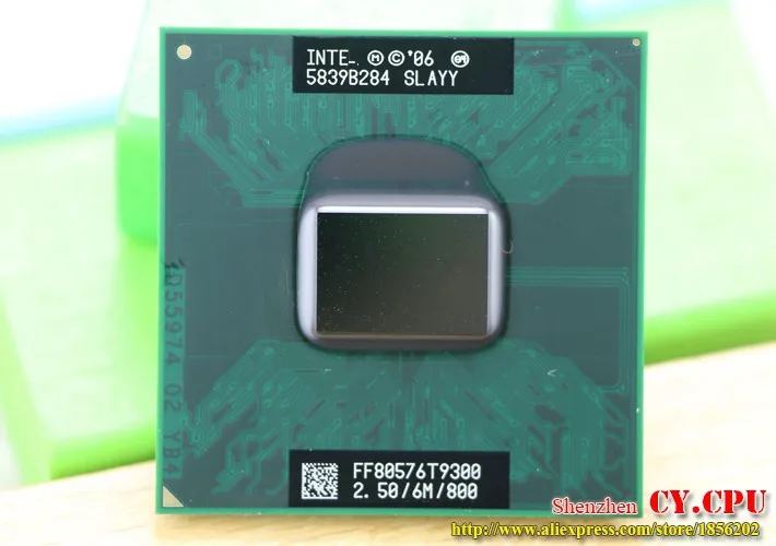 intel cpu ноутбук Core 2 Duo T9300 ЦП 6 м кэш/2,5 ГГц/800/двухъядерный разъем 479 процессор ноутбука для GM45/PM45