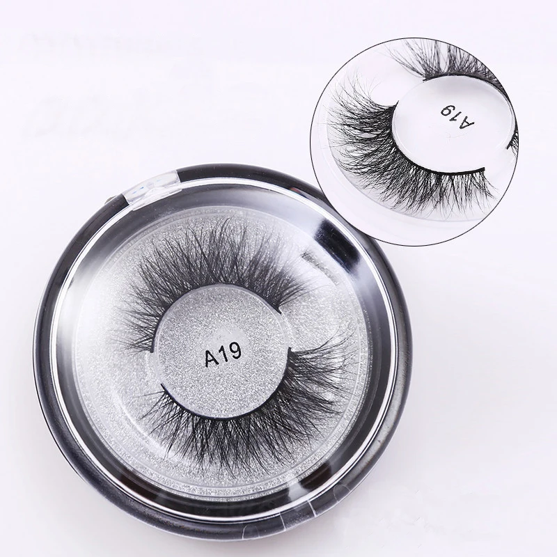 Норковые ресницы 3D норковые накладные длинные натуральные свободный блеск