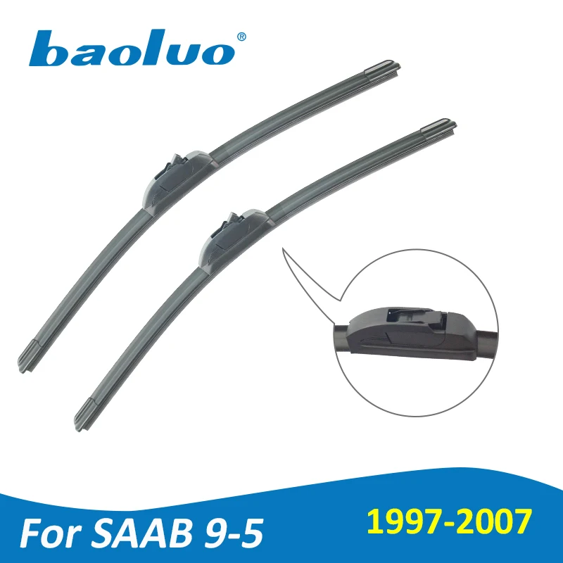Baoluo стеклоочистителей для SAAB 9 5 1997 2012 натуральный каучук лобовое стекло Щётки