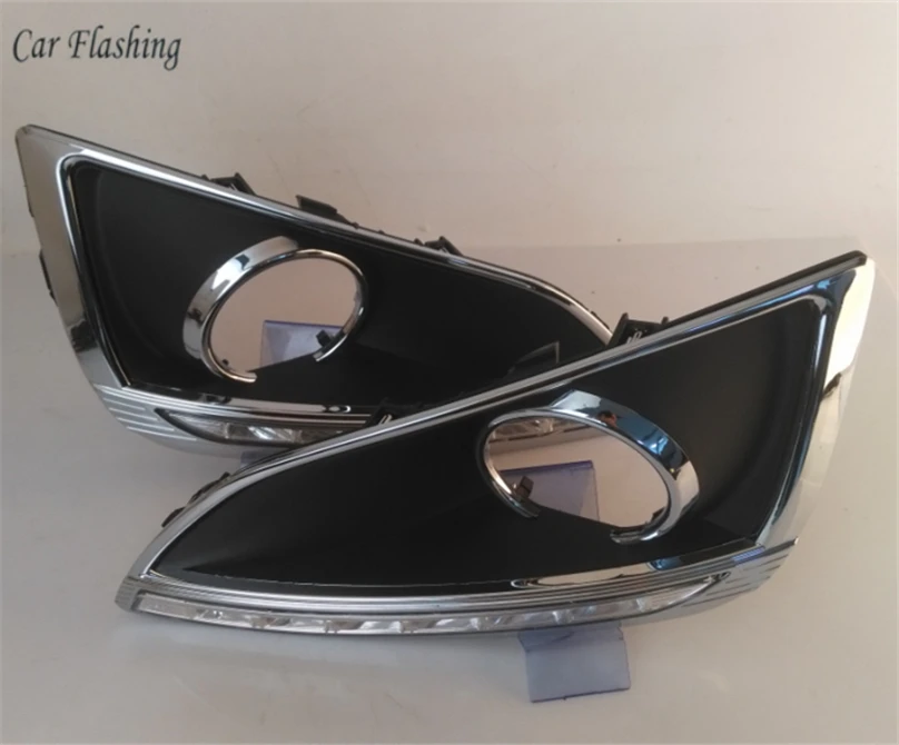 Для hyundai IX35 2010 2011 2012 водительский DRL Дневной ходовой светильник, противотуманная фара, релейный Светодиодный дневной светильник, автомобильный стиль