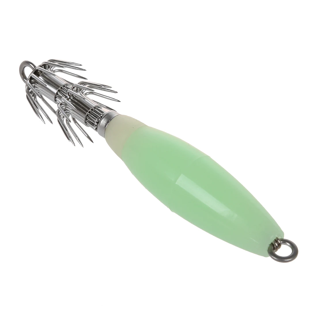 HLBY Hatome Крюк Приманка светящийся кальмар крюк двойной слой светло зеленый|Наживки