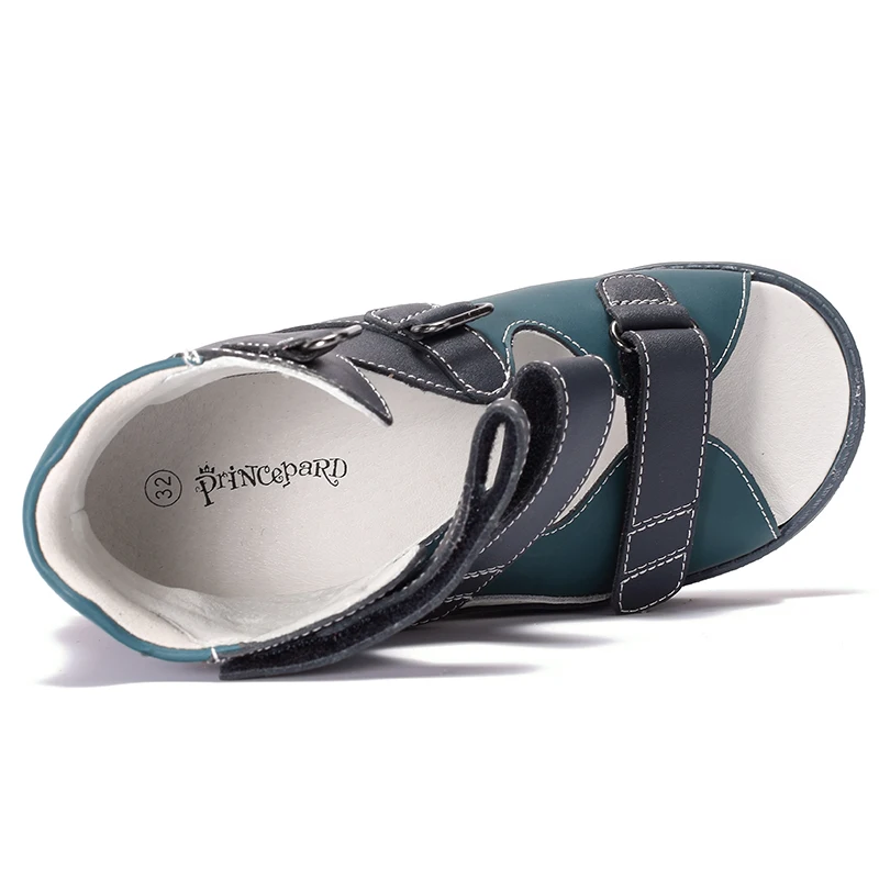 Princepard 2019 Новая летняя ортопедическая обувь для мальчиков темно синего цвета