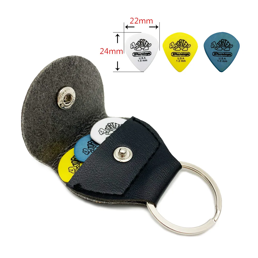 3 Dunlop pick s+ 1 брелок держатель для гитары посылка медиатор банк из кожи Аксессуары для гитары