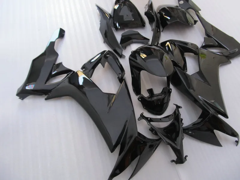 Высокое качество обтекатели для Kawasaki ZX10R 2008 2009 2010 все черные ниндзя ZX 10R 08 09 10