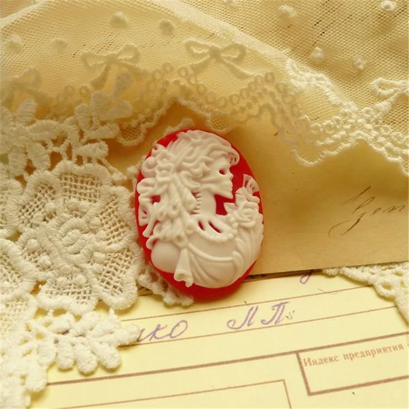 10 шт. Камея Кабошон для ожерелья декоративные аксессуары | Дом и сад