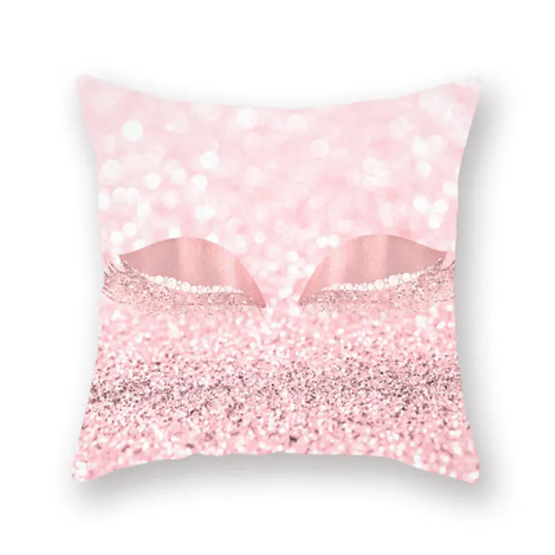 Ins Европа и США ресницы персик наволочка диван автомобиль подушка для офисного