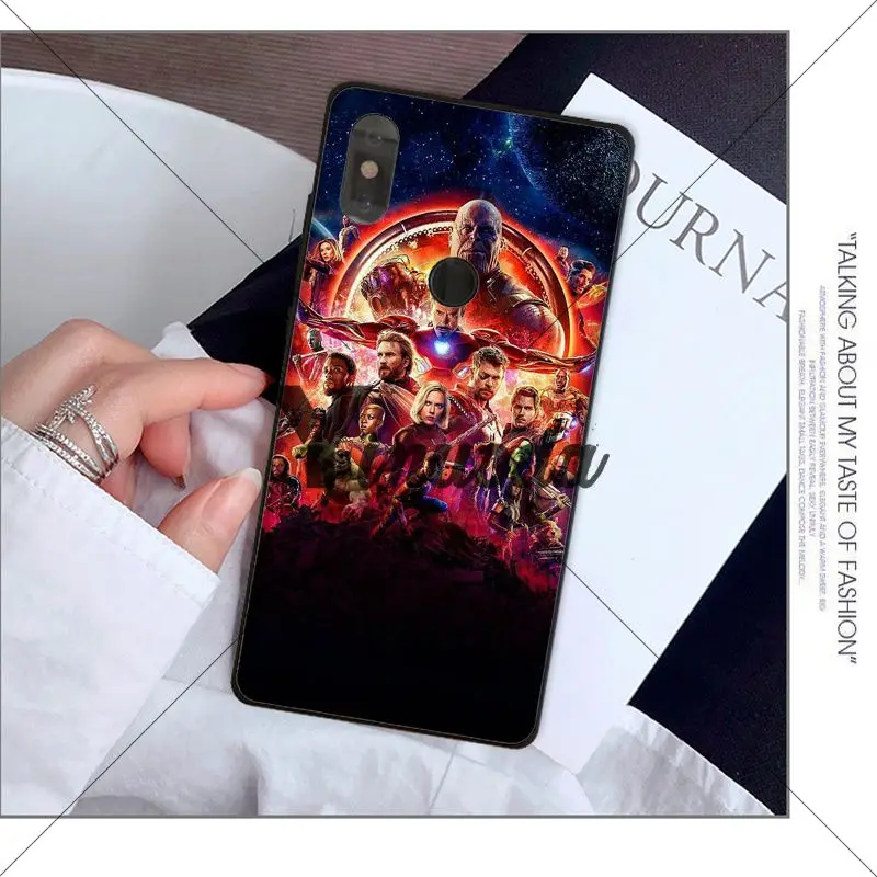 Новинка чехол для телефона Yinuoda Бэтмен Человек паук чудо женщина Xiaomi Mi Note 3 6 8 8SE MIX 2