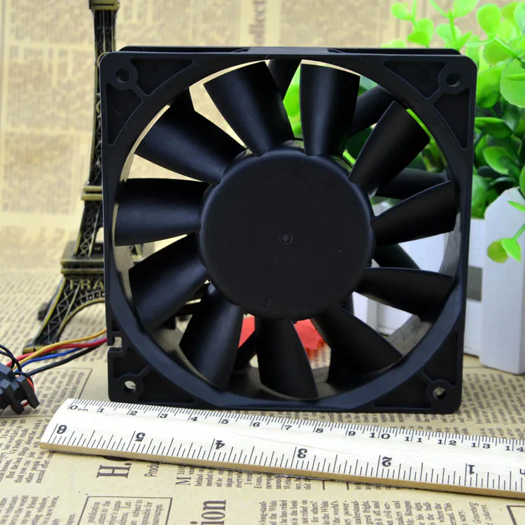 

Free Delivery. PFC1212DE 12038 12 v 4.8 A 12 cm large air ball fan violence