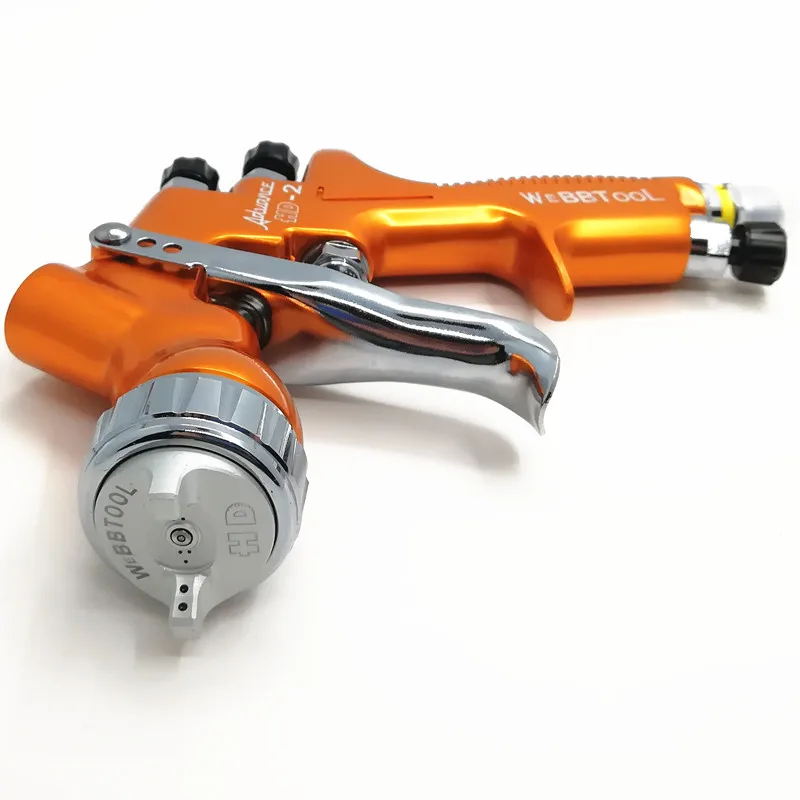 Hd-2 пистолет-распылитель гравитационная подача для всех автомобильная краска, на водной основе пистолет-распылитель 600 cc пластик Pai PRO lite HD-1 распылитель