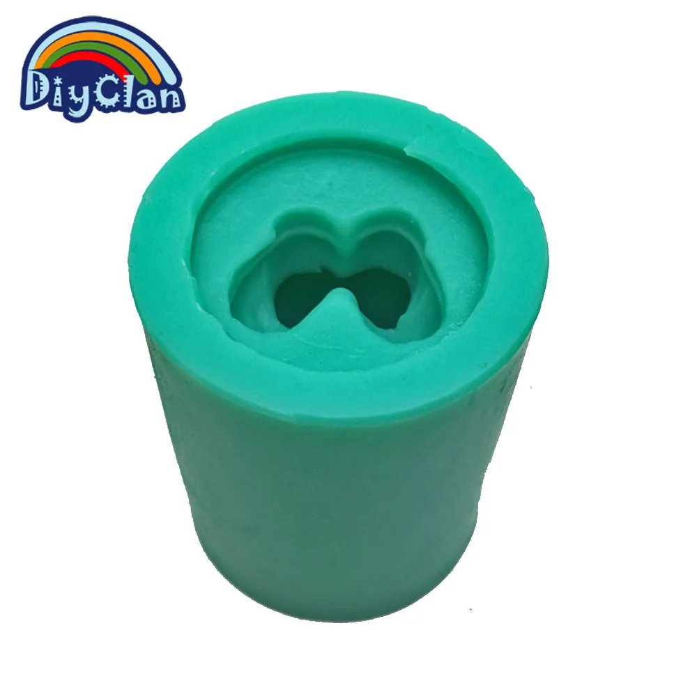 Санта-Клаус Мыло Плесень DIY силиконовые формы для торта 3D Отец Рождество шоколадная Форма Кухня Желе Десерт свечи формы S0012SD25