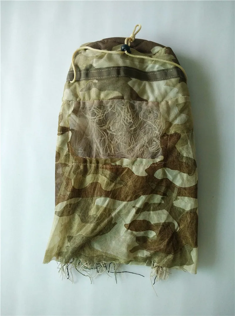 Часть ghillie костюм маскировочный костюм камуфляж головной убор капюшон для охотничья шляпа страйкбол Пейнтбол слепой цвет пустыни и леса