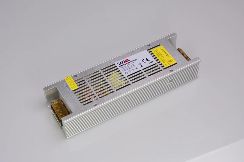 SANPU 24 V светодиодный драйвер 300 W 12A постоянного Напряжение переключение Питание трансформатор 220 V AC Вход тонкий IP20 внутренний алюминиевый свет