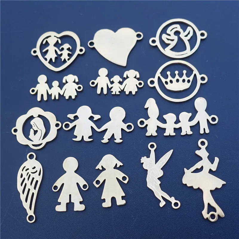 5 шт./партия соединители для браслетов из нержавеющей стали|Ювелирная фурнитура и