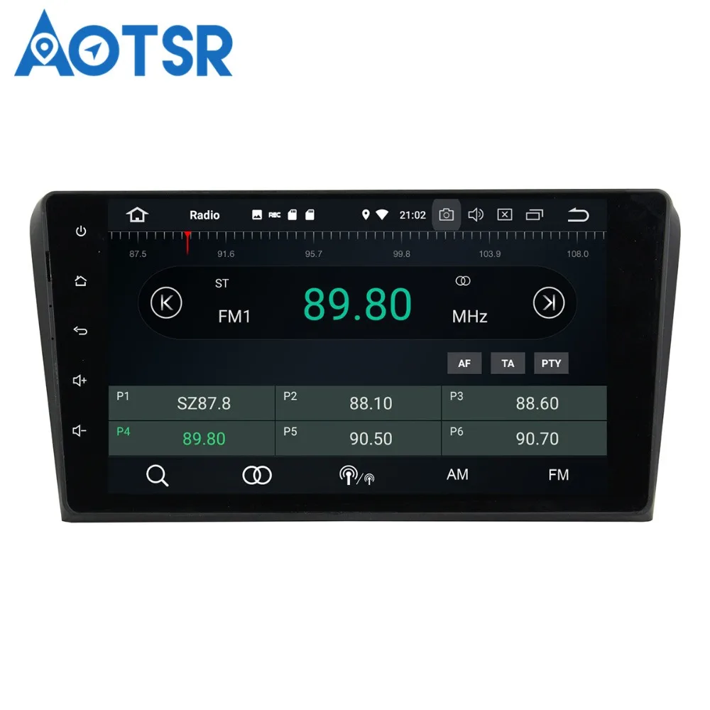Автомобильный DVD плеер Aotsr Android 8 0 7 1 GPS навигация для Mazda 3 2010 2012 мультимедийный
