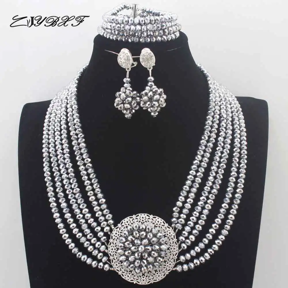 New Green/Light green African Party Crystal Beads Jewelry Sets Nigerian Bridal Wedding Free Shipping L0059 | Украшения и